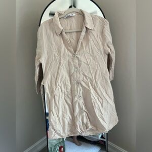 Zara Button-Up Dress